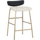 Lorelei 31 inch Dillon Cream / Dillon Black Counter Stool